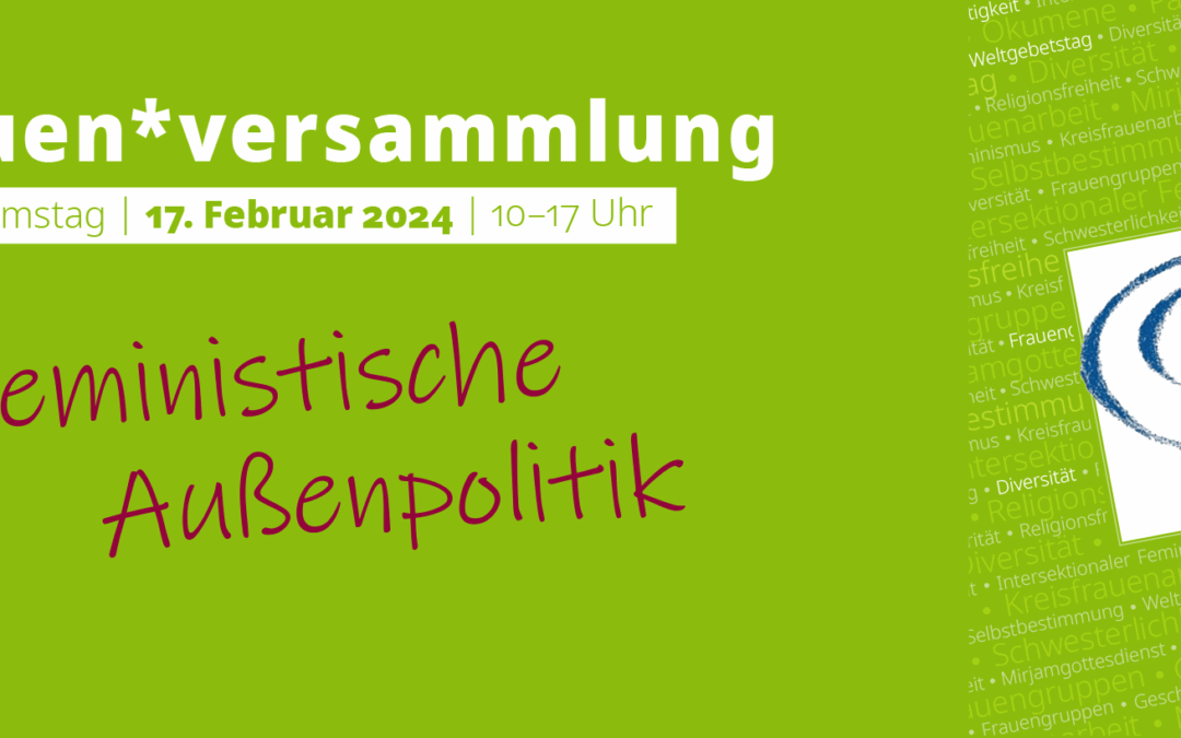 Feministische Außenpolitik – Frauen*versammlung in der EKBO 2024
